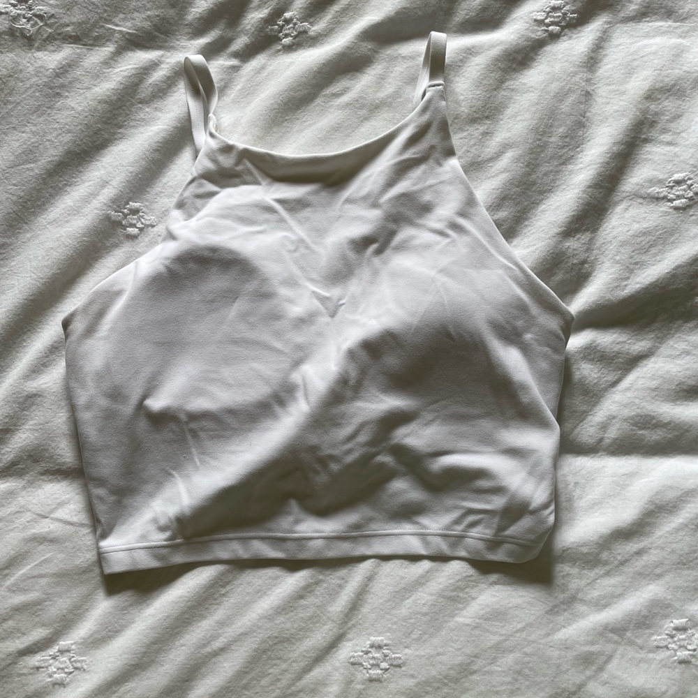 Athleta White Sports Bra Small